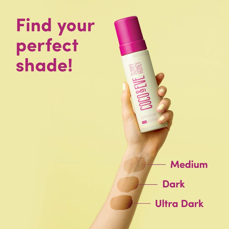 Coco & Eve Sunny Honey Ultra Dark Bali Bronzing Foam