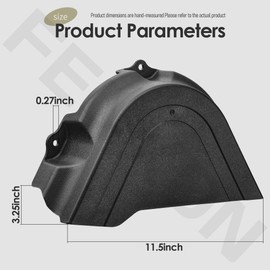 FENXDN 2 Pack 731-08698B Belt Cover, Replaces: 731-08698A, 731-08698 Compatible with Cub Cadet, MTD, RZT LX SX ZT1 ZTS1 42" 46" Zero-Turn Mowers