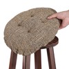 SINOSSO Modern Bar Stool Cushion Dia.14, Fashion Interweaving Design Anti-Skid