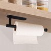 Porta Rollos de Cocina de Acero Inoxidable 304 Negro sin