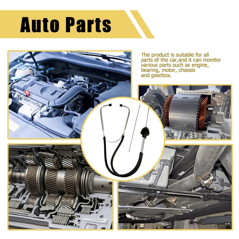 Mechanic Stethoscope, Automotive Engine Diagnostic Sensitive Hearing Tool, Car Stethoscope