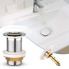 KULACO Drain Fitting Sink Without Overflow, Pop Up Valve Drain