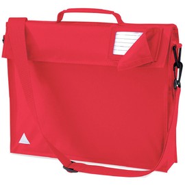 Quadra Junior Bookbag With Strap (Red)