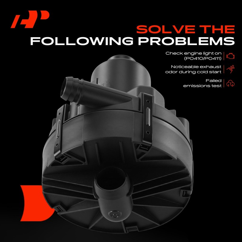 A-Premium Secondary Air Injection Smog Pump Compatible with 2008-2015 Smart