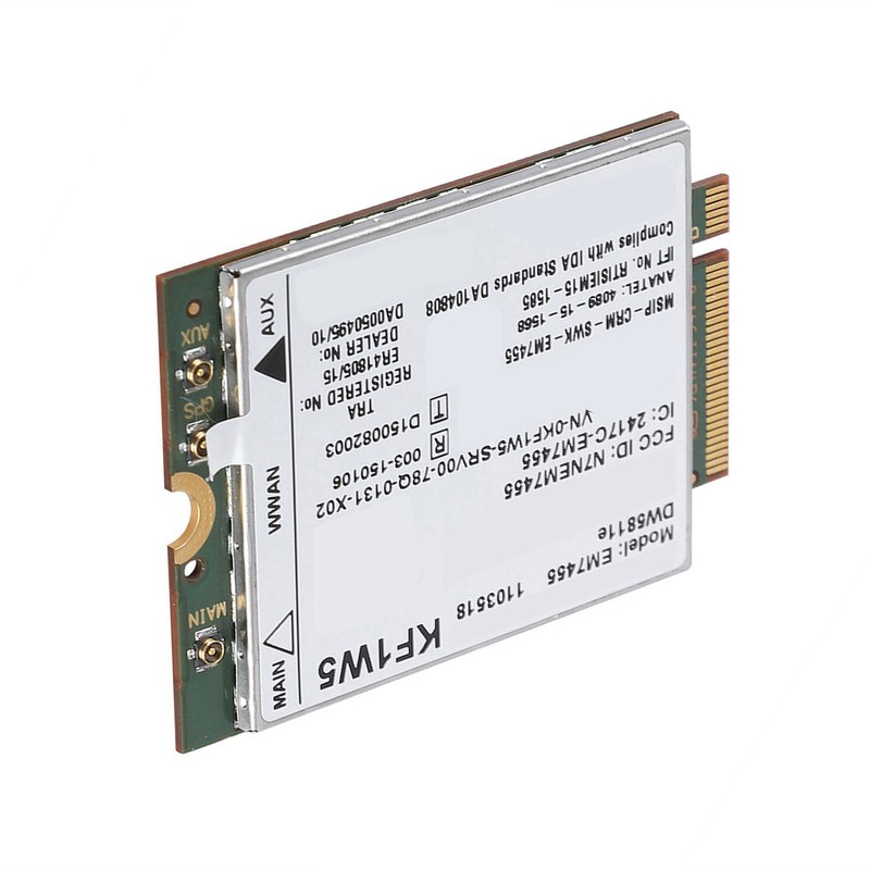 Replacement Wireless EM7455 for Dell DW5811e Qualcomm 4G LTE WWAN