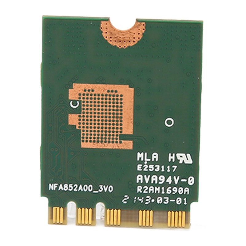 Yunseity RTL8852BE Bluetooth 5.2 M.2 WIFI6 WiFi Card 1800Mbps Dual