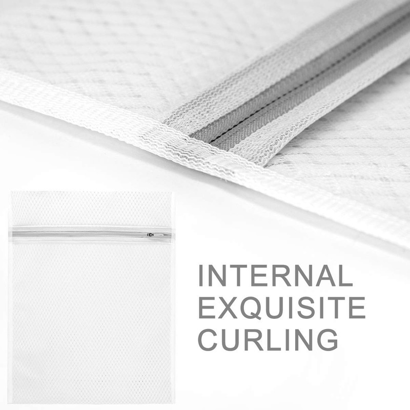 3Pcs Durable Diamond Mesh Laundry Bags for Delicates 12 x