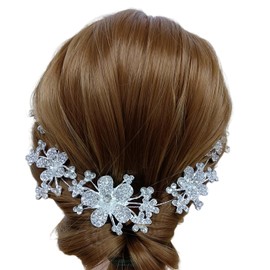 FAIRYGATE Flower Headbands for Girls Leaf Headband Hairband Marry Head Flower jewelry for Women and girls Valentine's Day Christmas D05224