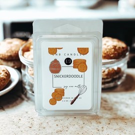 3 Pack Snickerdoodle Scent Made in USA Fragrance Wax Melts Tarts Luxury Premium Soy 3 2.4 ox Clean Ingredients Essential Oils Hand Poured Cubes Bakery Cookie