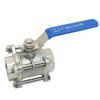 DAN SPEED NPT 3-Piece Stainless Steel SS304 Ball Valve, Industrial