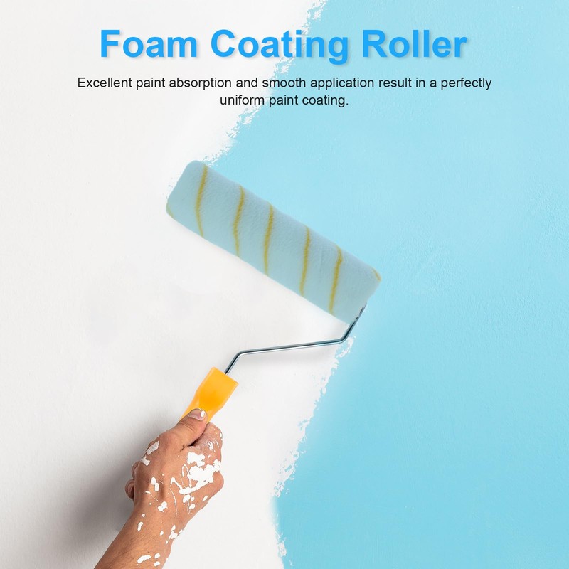 Paint Roller with Telescopic Rod, 30-137 cm, Removable 4 Sections,