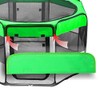 Pawer 45”×24” Pet Playpen Personalize Embroidery Piece, Bright Green Color