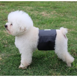 Susunyloviy Washable Dogs Diapers Male Dog Belly Band for Medium Dogs,Pack of 5 Reusable Super Absorbent Doggie Diapers Male Doggie Belly Wrap,L, Large