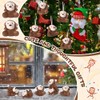 Shappy 50 Pcs Mini Plush Monkey Keychains - Cute Stuffed