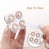 Women Legs Remover Replacement Heads，Compatible with Flawless Legs Shaver，2 Pack