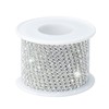 5 Yards 3MM Crystal Rhinestone Diamond Chain Trim, Rhinestones Clear