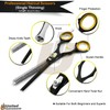 Medentra 6'' Pro Single Edge Thininng Scissor Hairdressing Sharp Salon
