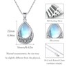 CRWENG Tear Drop Urn Necklace for Ashes 925 Sterling Silver
