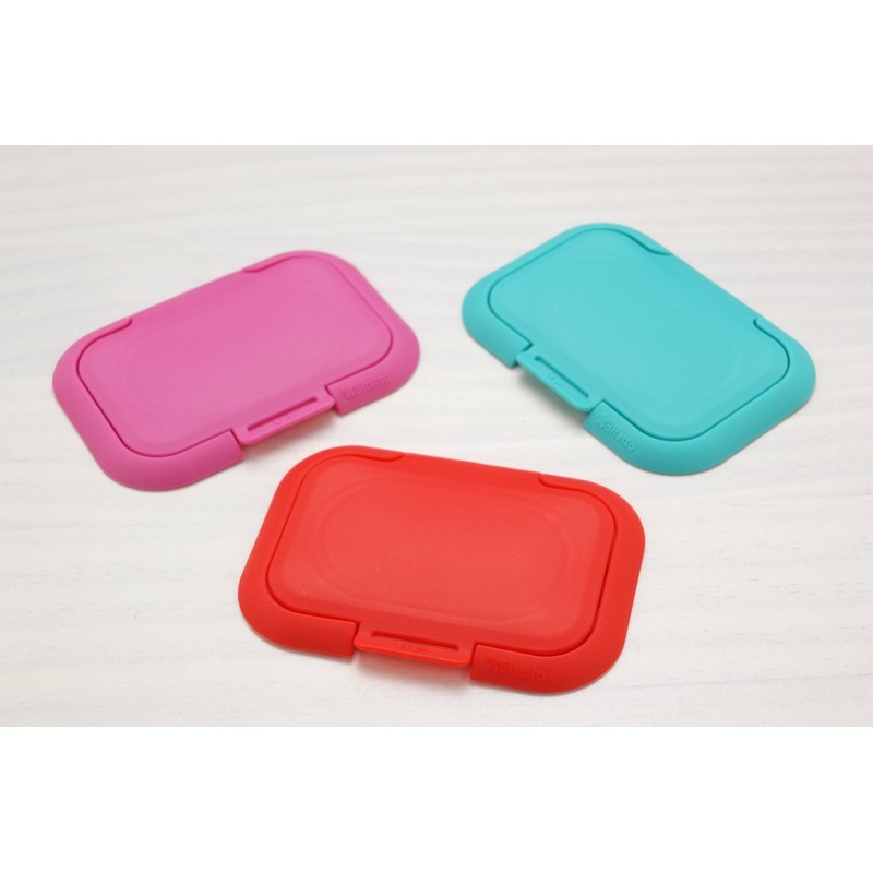 Bitatto Baby Wipe Case (Mini) (Cherry-pink)