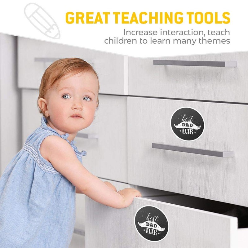 2 x 7.5cm Vinyl Stickers - Best Dad Ever Father's