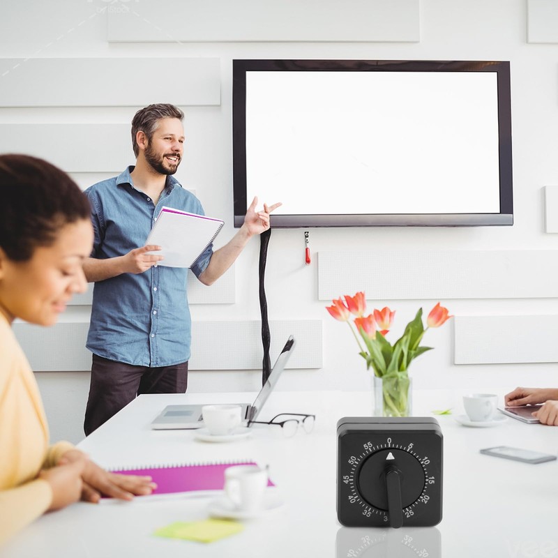 Anseom Kitchen Timer, Adjustable 60 Minute Mechanical Timer for Kitchen