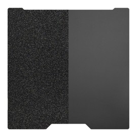 Bambu Lab H2C/A2L PEI liso + placa de construcción PEI texturizada de 335 x 346,5 mm, cama flexible magnética de acero con resorte de doble cara para 