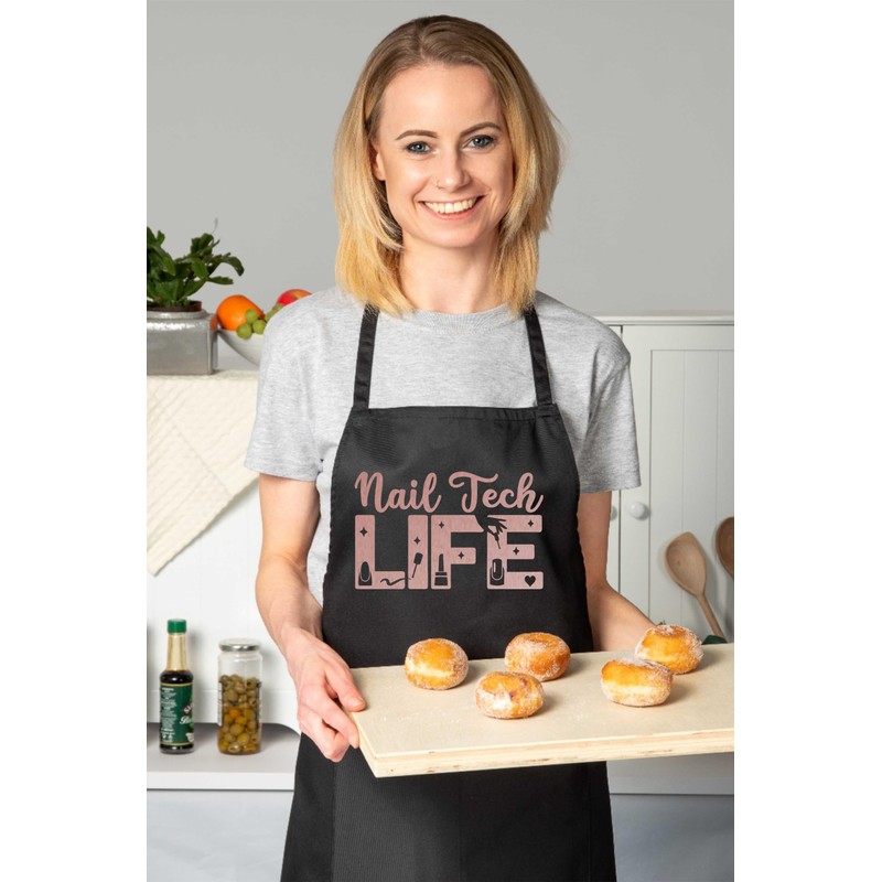 Print4U Apron Nail Tech Life Nail Salon Nail Technician Beauty
