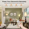 SURAIELEC Wireless Remote Control Outlet Switch Kit - 5 Outlets