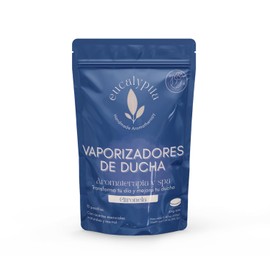 Eucalyptia Vaporizadores de Ducha Aroma Citronela | Aromaterapia Natural, Relajación y Refrescante Experiencia de Spa | Paquete de 10 Tabletas con Aceites Esenciales | Regalo Ideal para Cuidado Personal