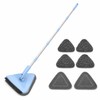 Wall Mop Cleaner with 80 Inch Handle and 360 Swivel