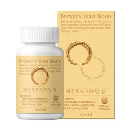 Brewer's Yeast Biotin Tablets Pantothenic Acid 600mgx60 Tablets Eco Vital / 맥주효모 비오틴 정 판토텐산 600mgx60정 에코바이탈