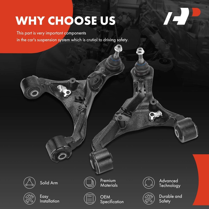 A-Premium 2 x Front Upper Control Arm, with Ball Joint
