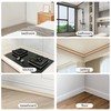 JUNART TPE Skirting Board Trim, Flexible Caulk Strip Moulding Trim,