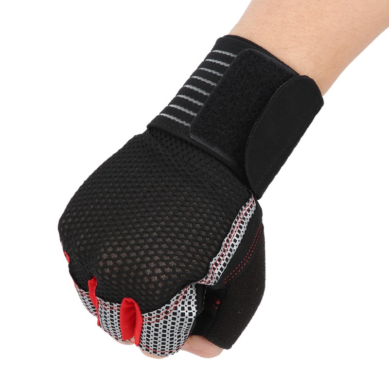 Half Finger AntiSlip Fitness Gloves Weight Lifting Sport Gloves with