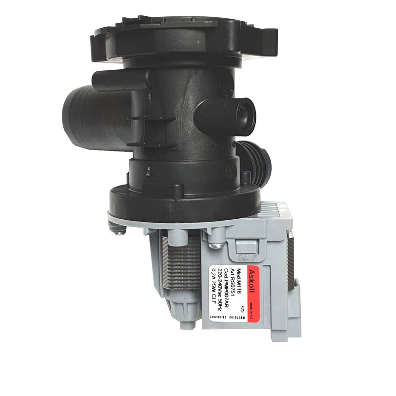 EXHAUST PUMP FOR ARISTON WASHING MACHINES - INDESTI - HOTPOINT
