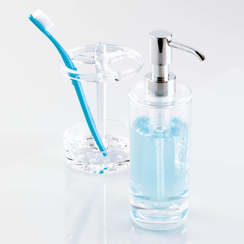 iDesign Holder for Normal to Large Toothbrushes, Spin Brushes, and