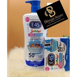 E45 Junior Teens Moisturizing & Glowing Body Lotion + Bar Soap
