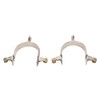 1 Pair Horse Spurs Stainless Steel Western Cowboys Spurs Men