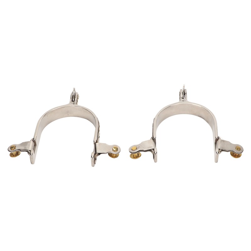 1 Pair Horse Spurs Stainless Steel Western Cowboys Spurs Men