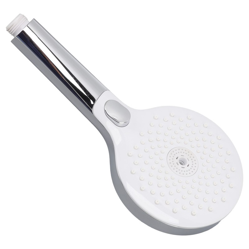 Home Bathroom Shower Head 3 Function Button Water Saving Silicone