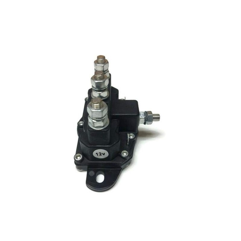 Winch Motor Reversing Solenoid Contactor Relay 6-Terminal Trombetta Style Large