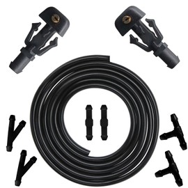 Amavoler Windshield Washer Nozzle Kit Replacement Accessorie Fit for 04-13 Ford F150, 09-17 Flex SUV.OEM #: 3W7Z17603AA.