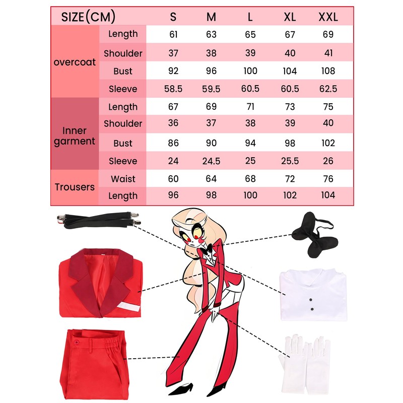 FCCAM Hazbin Hotel Lucifer Cosplay Costume Helluva Boss Cosplay Costume