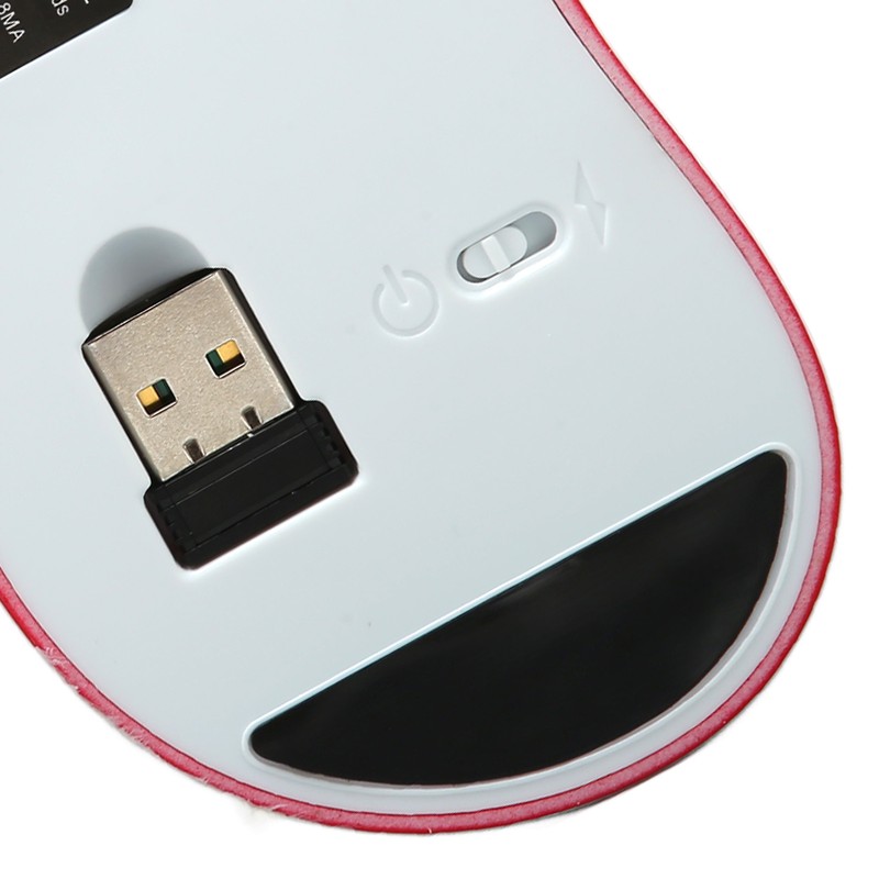 2.4G Shoe Wireless Mouse 1200DPI Slim Optical Portable Cute Ergonomic