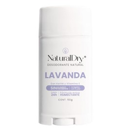 NaturalDry - Desodorante Natural Mujer - Sin Aluminio - Sin Parabenos - No obstruye los poros - Elimina el mal olor - NO HUELES - En barra olor...    