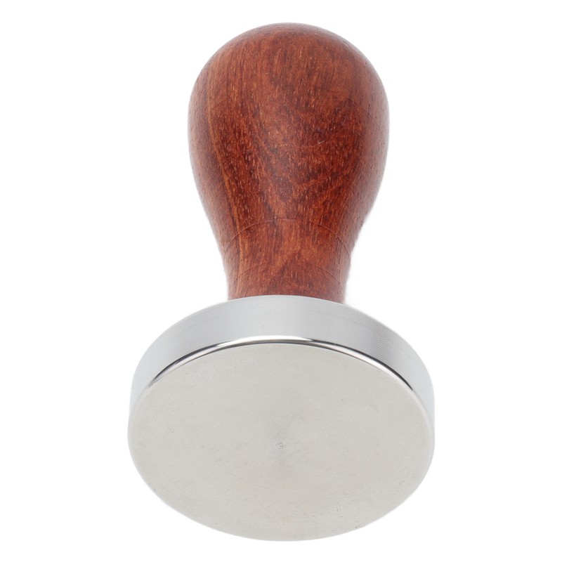 53mm Coffee Tamper with Wooden Handle Stainless Steel Coffee Powder