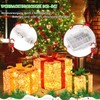 JONRRYIN LED Christmas Gift Box, Set of 3 LED Decorative