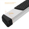 [Pair] 5.5 Inch Chrome Stainless Running Boards/Side Steps/Nerf Bars Compatible