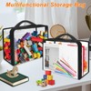 YEXEXINM 6 Pcs Toy Storage Bags, Clear PVC Organiser Bags
