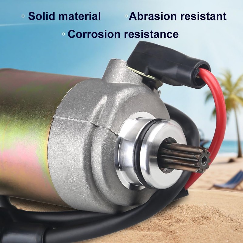 WATERWICH Starter Compatible with GY6 Engine 150cc 200cc 4-Stroke ATV